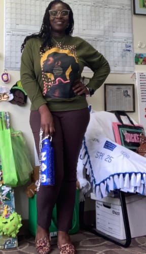 Customer photo review of Zeta Rhinestone Insulated Bottle