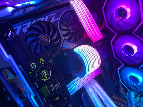 Customer photo review of Nollie FAN GC120 ARGB Cooling Fan Modular Stackable Splicing PWM Silent 120mm RGB Fans