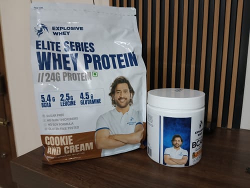 Customer photo review of Elite Series Whey Protein