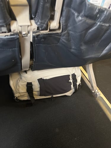 Customer photo review of Blast 28L-38L Extended Mesh Carry On Travel Backpack