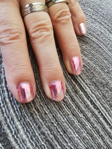 Kundenbewertung mit Foto zu Strawberry Chrome Marble