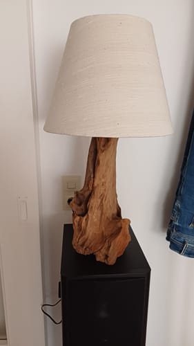 Customer photo review of Design Treibholz Wurzellampe ZOILA Höhe 65 cm