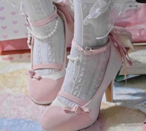 Customer photo review of Monet Garden Bride Elegant Shoes