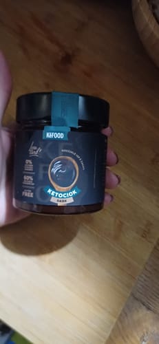 Customer photo review of KETOCIOK DARK 250G CREMA SPALMABILE NOCCIOLE IGP SENZA DOLCIFICANTI