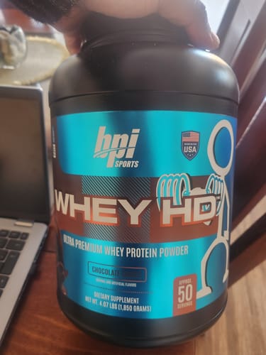 Customer photo review of Bpi Sports Whey HD Proteína 4.2 Lb
