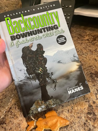 Customer photo review of BACKCOUNTRY BOWHUNTING BOOK