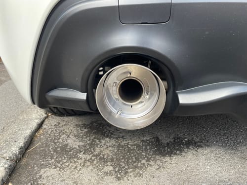 Customer photo review of Exhaust Muffler Silencer Baffle Insert 4.5"