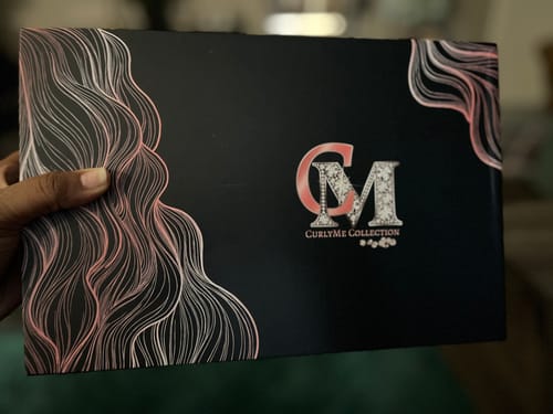 Customer photo review of CurlyMe Pre-bleached Body Wave Hair Wear Go Glueless Wig 7x5 Pre-cut HD Lace Pre-plucked