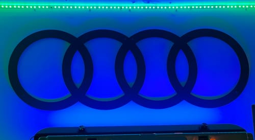 Customer photo review of Audi Metal Car Emblem