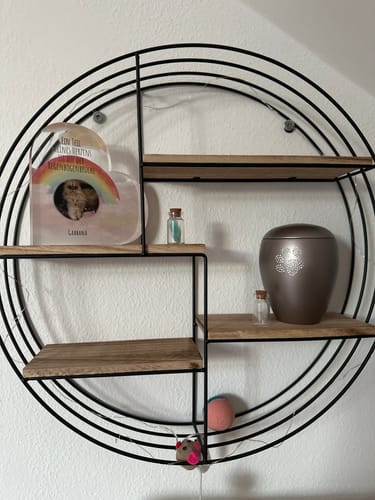 Kati R. review of Dein Foto mit Regenbogen - Individuelles Glasherz image 1 out of 1