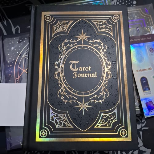 Customer photo review of Tarot Journal - Onyx