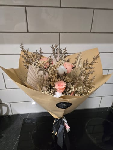 Customer photo review of Rosy Harmony Bouquet
