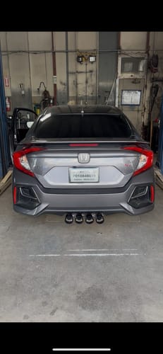 Customer photo review of 2016-21 Honda Civic 1.5T 3" Performance Front Pipe Exhaust