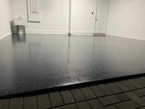 Customer photo review of Polyaspartic Floor Coating - Rockhard Garage Poly 2 Gal. Kit