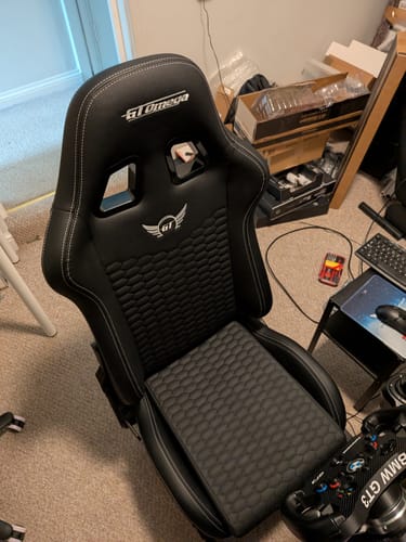 Customer photo review of XL RS Simulator Seat V2