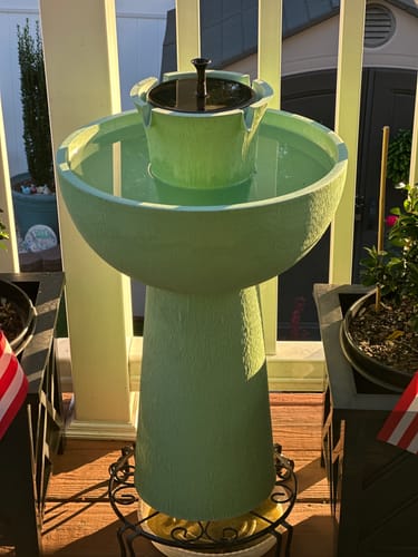 Customer photo review of Alba Cordless Fountain