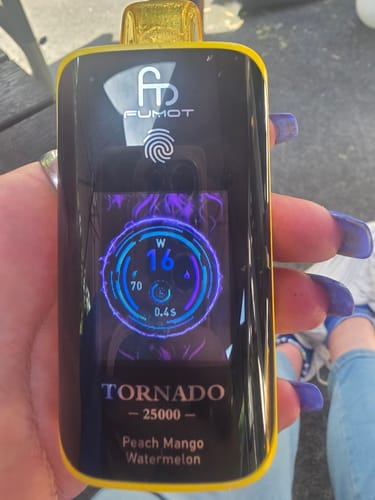Nicole R. review of Fumot Tornado Vape 20000 - Blue Razz image 1 out of 1