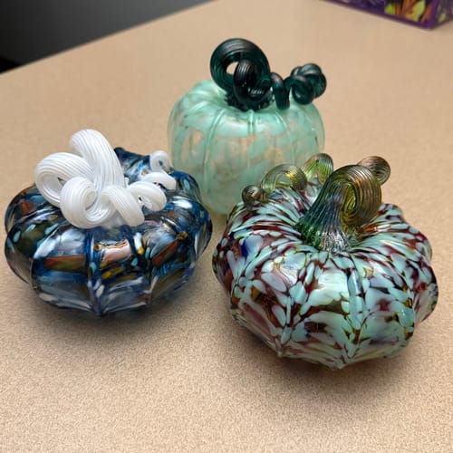 Customer photo review of shh... SECRET $20 VIP Mystery Glass Pumpkin