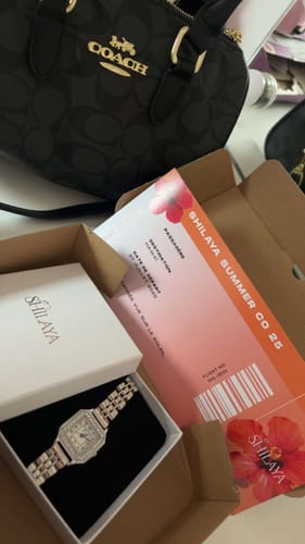 Customer photo review of LA MYKONOS MONTRE ARGENT AVEC CHIFFRES ARABES