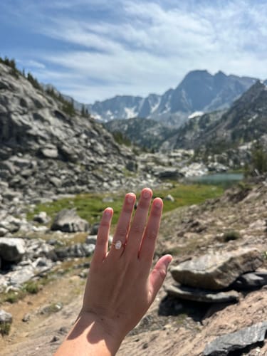 Customer photo review of Breezy Bezel | Oval
