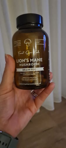 Customer photo review of Australian Grown Lions Mane Mushroom Capsules