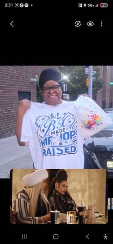 Customer photo review of DTF Transfers By Size