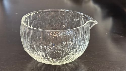 Liudmila S. review of Handmade Matcha Glass Bowl image 1 out of 1