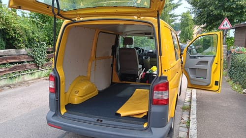 Customer photo review of Carpet Filz selbstklebend für Camper