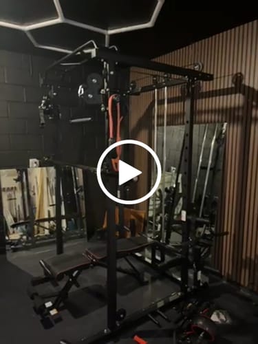 Customer video review of RitFit PPC03 1000lbs Power Cage with Smooth Cable System