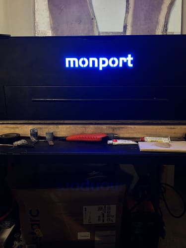 Customer photo review of Daily Deals | MONPORT ONYX 55W Desktop CO2 Laser Engraver with Autofocus (100-Day Warranty)