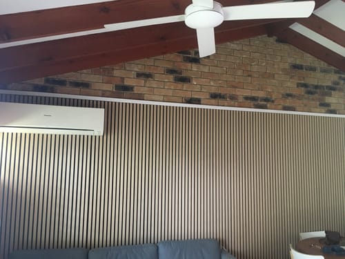 Customer photo review of Warm Oak | Acoustic Panel