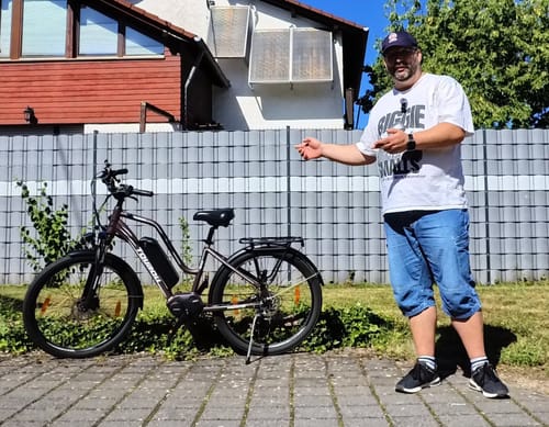 Customer photo review of Touroll MA2 Mid-Drive Electric City Bike