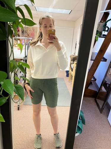 Customer photo review of Miley Bike Shorts - Green Meadow