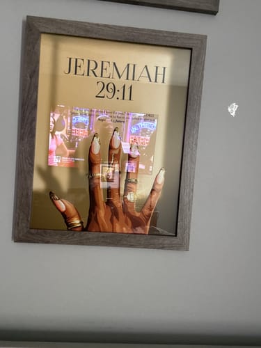 Customer photo review of Fine Babe Jeremiah 29:11