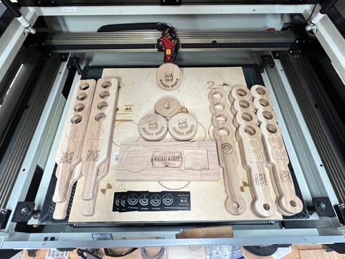 Customer photo review of Monport 80W CO2 Laser Engraver & Cutter (28" x 20") with Autofocus