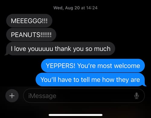 Customer photo review of Boil-The-Bag Boiled Peanuts (2 Bags)