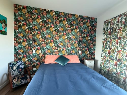 Customer photo review of Reverie - Funky Jungle Wallpaper - Charcoal/Black