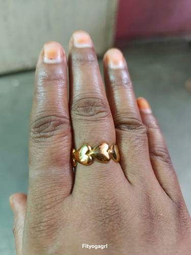 Customer photo review of Passion Heart Ring