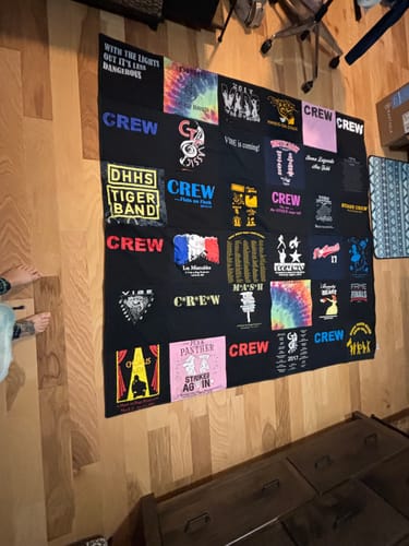 Customer photo review of Premium T Shirt Quilt