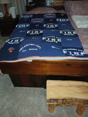 Customer photo review of Premium T Shirt Quilt