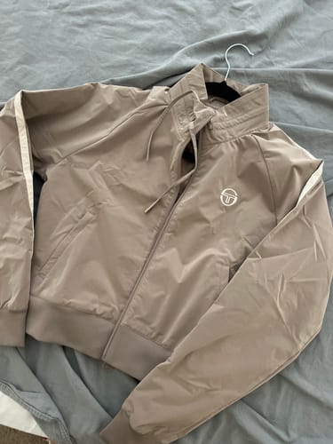 Customer photo review of Pippa Track Jacket- Taupe Grey