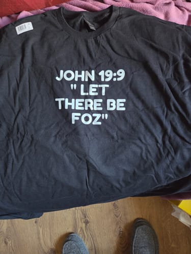 Customer photo review of Unisex t-shirt