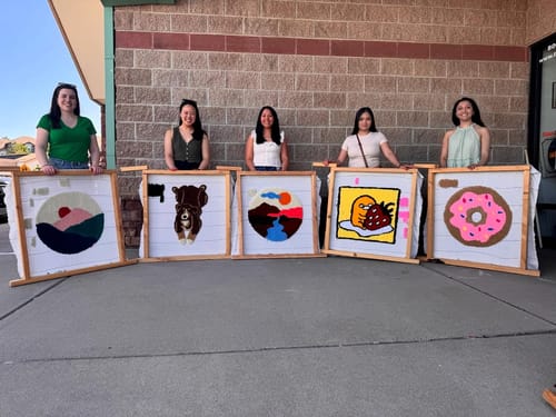 Customer photo review of Tuft Love Group Tufting Classes (Superior, CO)