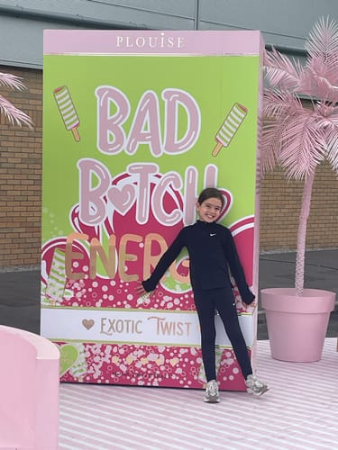 Customer photo review of P. Louise Crystal Bad Bitch Energy Lip Duo