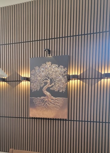 Customer photo review of 3D Minimalist Tree of Life Wall Art
