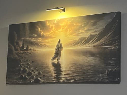 Customer photo review of Walking on Water - Faith Wall Art II