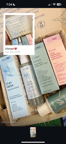 Customer photo review of Stay Fresh Moisturizer Controls Oil and Brightens
