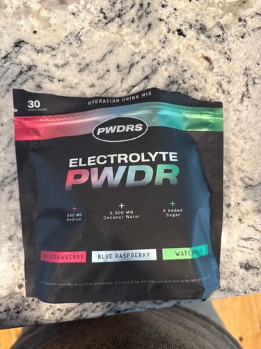 Customer photo review of ELECTROLYTE PWDR