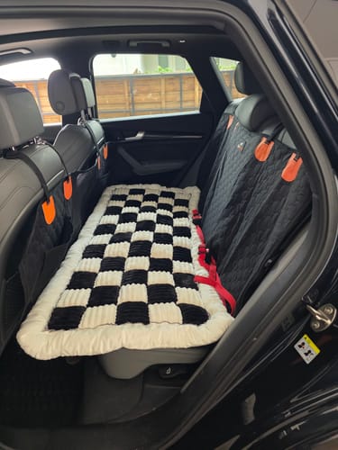 Customer photo review of RuffRover 2.0™ - Hard Bottom Back Seat Extender + (FREE Dog Bed)