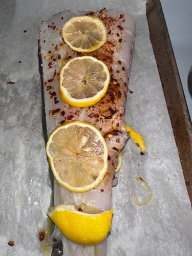 Customer photo review of Alaskan Halibut